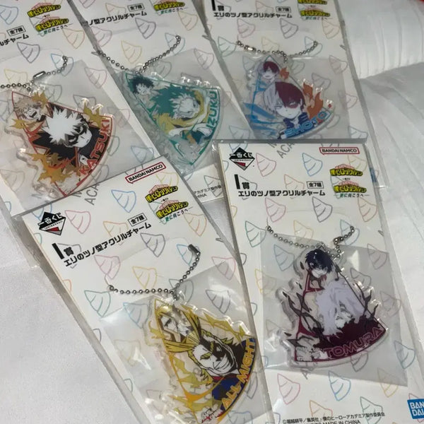 [BUNJANG] My Hero Academia Ichiban Kuji "i" Acrylic Keyring Set / 히로아카 나히아 i상 아크릴키링 제일복권 쿠지