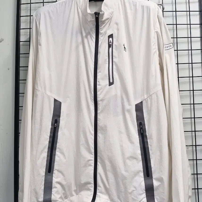 [BUNJANG] Hazzys Functional Windbreaker Jacket XL White / 105XL 헤지스 기능성 바람막이 자켓 화이트.
