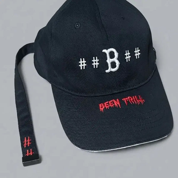 [BUNJANG] MLB X BEEN TRILL Collaboration Black Baseball Cap / MLB X BEEN TRILL 콜라보 블랙 볼캡