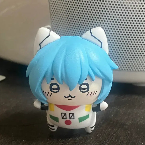 [BUNJANG] Chiikawa x Evangelion Figure - Hachiware / 치이카와 레이 피규어 에반게리온 하치와레