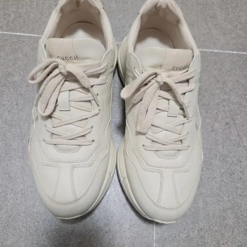 [BUNJANG] Gucci Rhyton Logo Sneakers / 구찌 라이톤 띠로고