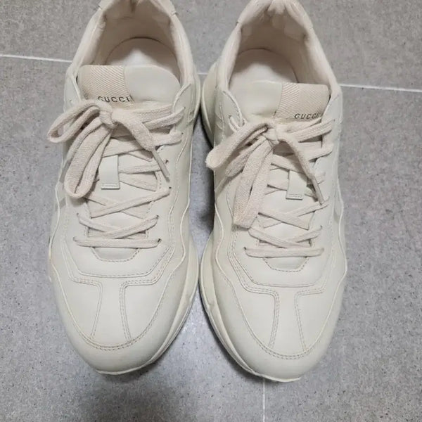 [BUNJANG] Gucci Rhyton Logo Sneakers / 구찌 라이톤 띠로고