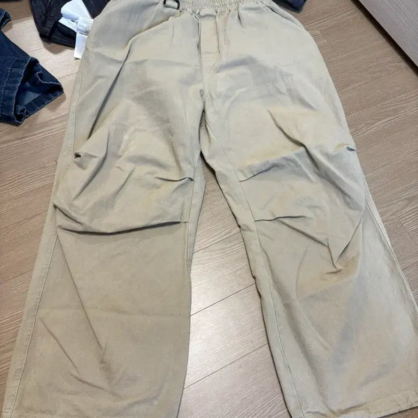 [BUNJANG] That's It Parachute Pants Beige / 뎃츠잇 파라슈트 팬츠