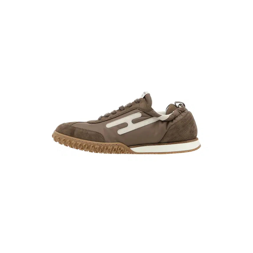 [BUNJANG] Hermes Jet Sneakers Parachute Fabric Suede Goat Skin & Etoupe Blanc / 에르메스 제트 스니커즈 파라슈트 패브릭 스웨이드 고트스킨 & 에뚜쁘 블랑