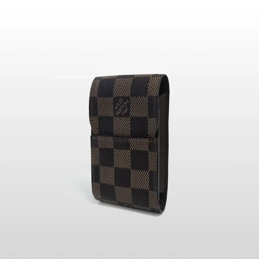 [BUNJANG] Louis Vuitton Damier Canvas Cigarette Case Brown N63024 / 루이비통 브라운 N63024 다미에 캔버스 시가렛 케이스