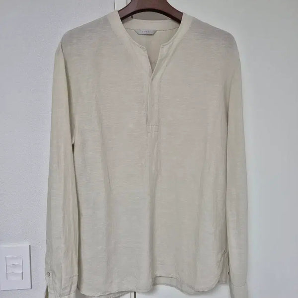 [BUNJANG] Time Homme Linen Blend Shirt / 타임옴므 린넨셔츠