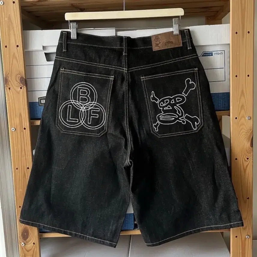 [BUNJANG] Boilongface Denim Bermuda Shorts M / 보이롱페이스 데님 버뮤다쇼츠 M