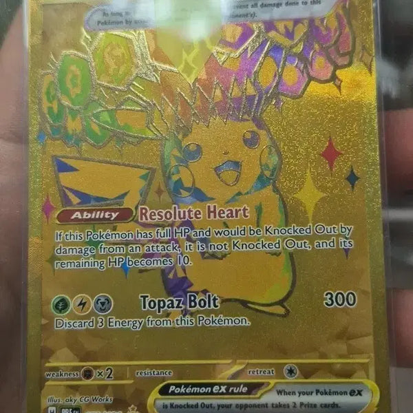 [BUNJANG] Pokemon Pikachu ex Terra UR North American Edition Card 179/131 / 포켓몬 카드 피카츄 ex 테라 ur 북미판 179/131