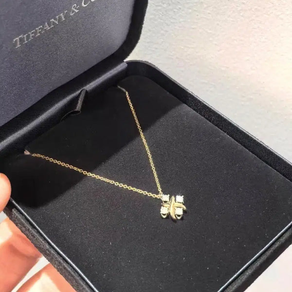 [BUNJANG] Tiffany & Co. Schlumberger Lin 18K Gold Diamond Necklace / 티파니 앤 코 슐럼버거 린 18K 골드 다이아몬드 여성 목걸이 골드컬러