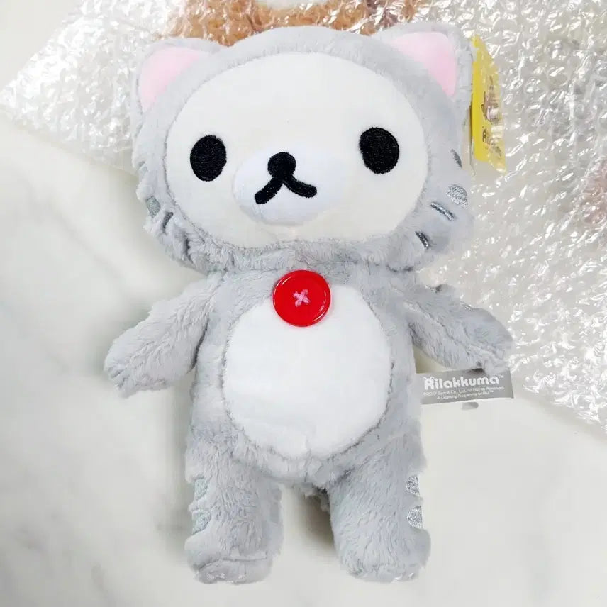 [BUNJANG] Rilakkuma Cat Plush Charm New / 코리락쿠마고양이 인형키링 새상품