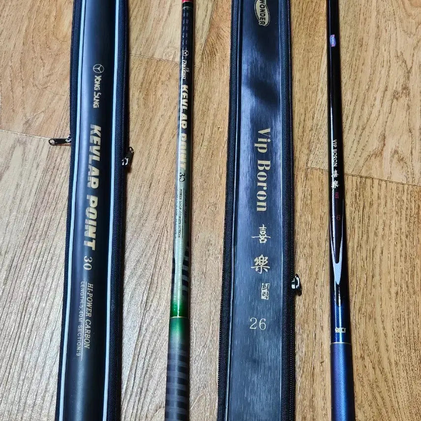 [BUNJANG] Yong Sung Kebla Point 30 Fishing Rod & Won Da VIP Boron Heerak 26 Fishing Rod / 용성 케블라 포인트 30 낚시대 VIP 보론희락 낚시대