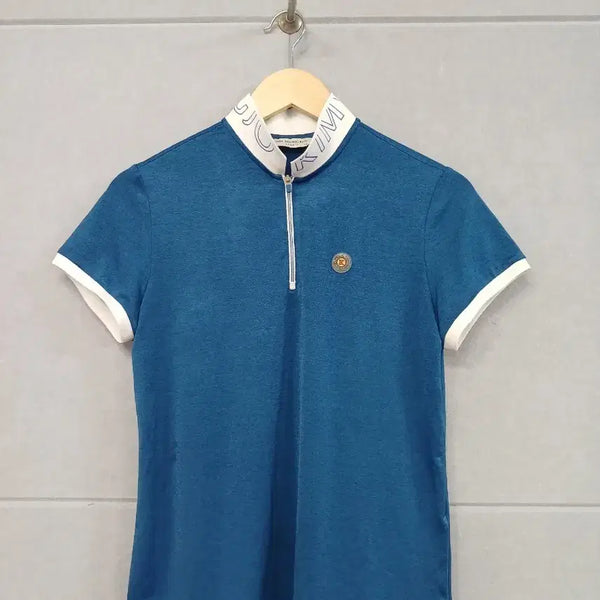 [BUNJANG] Kim Young Joo Sports Blue Short Sleeve Polo Shirt 95 / *김영주스포츠 블루 반팔 카라티 95