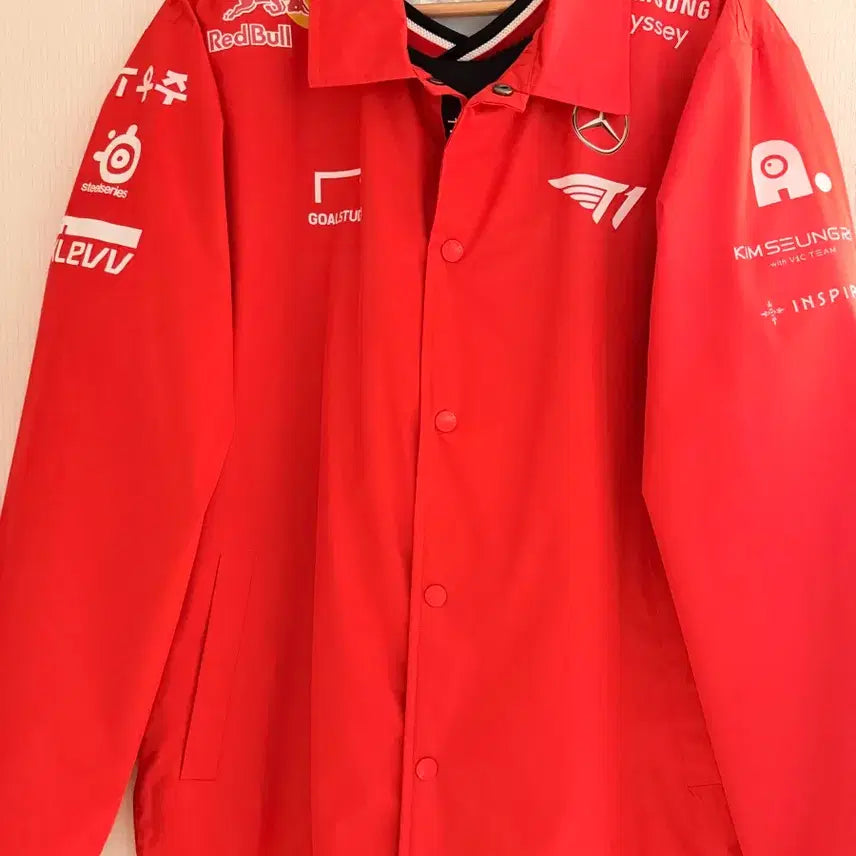 [BUNJANG] T1 2025 Uniform Jacket Sponsor Full-Marking Keria L Size / 2025 T1 유니폼자켓 스폰서 풀마킹 케리아 L사이즈
