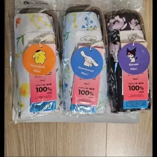 [BUNJANG] WPC Sanrio 5-Section Blackout Parasol (Kuromi, Pompompurin, Cinnamoroll) / (판매중)새상품 wpc산리오 암막5단 양산(쿠로미, 폼폼푸린,시나모롤)