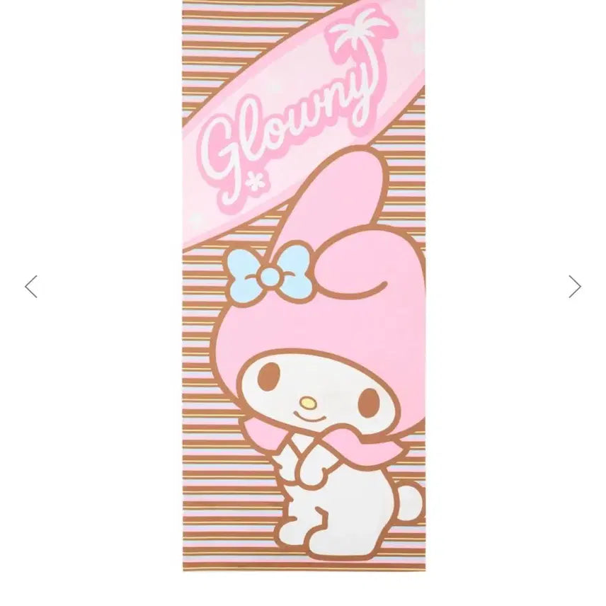 [BUNJANG] Glowny My Melody Beach Towel / (당일발송) 글로니 마이멜로디 비치 타월 새상품