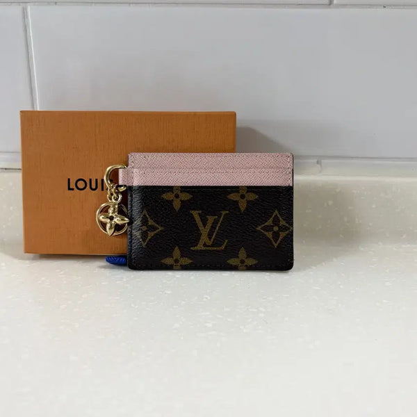 [BUNJANG] Louis Vuitton Monogram LV Charm Card Holder / [정품] 루이비통 모노그램 LV 참 카드지갑