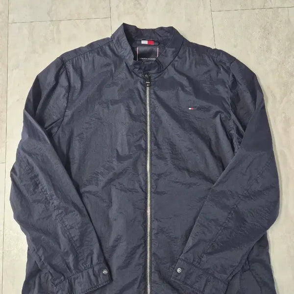 [BUNJANG] Tommy Hilfiger Men's Lightweight Blouson Windbreaker Jacket XL Navy / 미사용) 남성 타미힐피거 경량 블루종 바람막이 XL