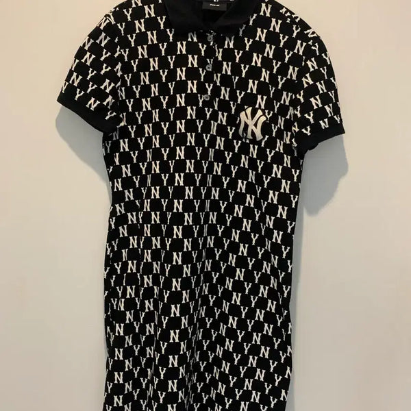 [BUNJANG] MLB New York Yankees Pattern One-Piece Dress Size 95 / MLB 뉴욕 양키스 원피스 95