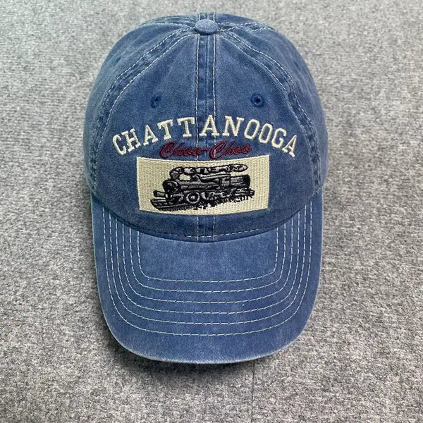 [BUNJANG] Jacobson Hat Company Chattanooga Choo-Choo Washed Cotton Denim Baseball Cap / Jacobson Hat 미국빈티지 워시드 모자 볼캡