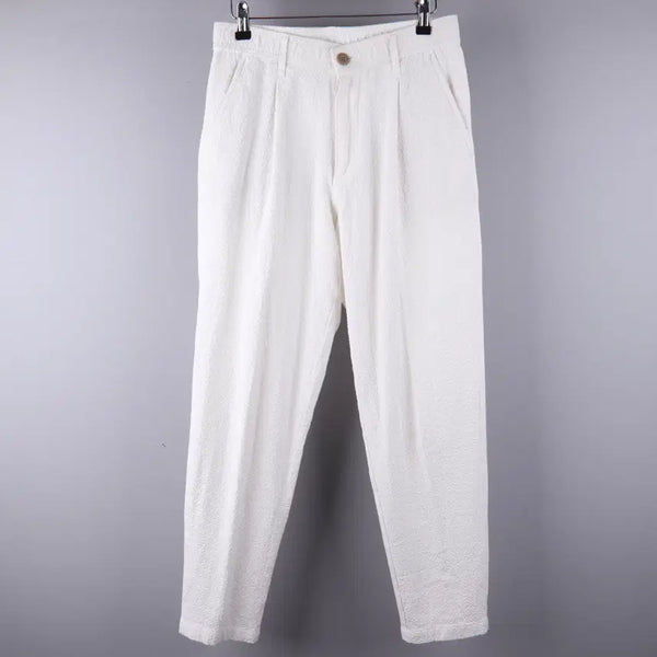 [BUNJANG] Zara Men's Cool Pants White (S) / 자라 남성 쿨 팬츠 바지 화이트 (S) 5155