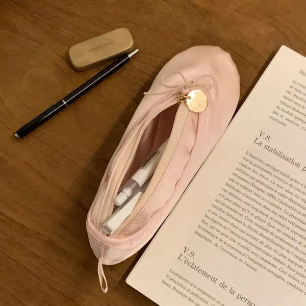 [BUNJANG] Ballet Slipper Pencil Case Pouch / 미사용 새제품 토슈즈 필통 파우치