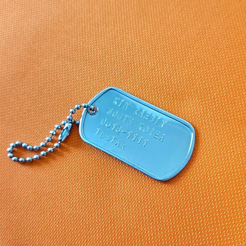 [BUNJANG] The Novelverse Kim Raebin Dog Tag / 데못죽 김래빈 군번줄