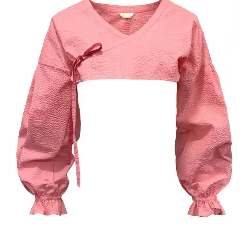[BUNJANG] Chaikim Volume Puff Jeogori Pink Daily Hanbok / 차이킴 볼륨퍼프적삼저고리 핑크 생활한복