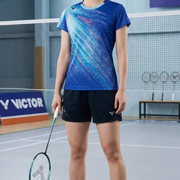 [BUNJANG] Victor Authentic Badminton Women's Performance T-Shirt XS / (무료배송.새상품)빅터정품.배드민턴.운동복.여성반팔 기능성 티셔츠 XS
