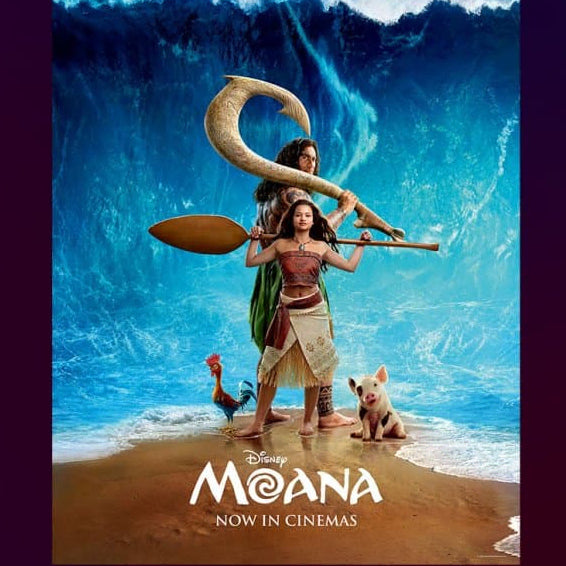 [BUNJANG] Moana Dolbly Poster + Original Ticket Bundle Set / (2종일괄) 모아나 돌비 포스터 + 오리지널 티켓(메가박스, 오티)