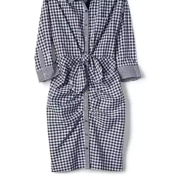 [BUNJANG] GAP Check Shirt Dress / 갭 원피스