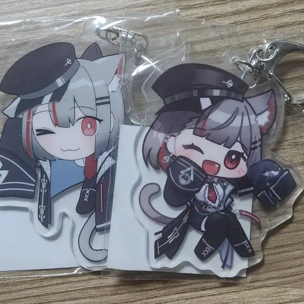 [BUNJANG] Stellive Nene Komashiro Acrylic Keyring Set (2 Types) / 스텔라이브 네네코마시로 아크릴 키링 2종