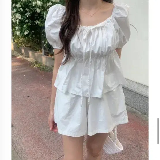 [BUNJANG] Soreum Puff Coco Blouse / 수름 퍼프 코코 블라우스 레예 시예 온드민