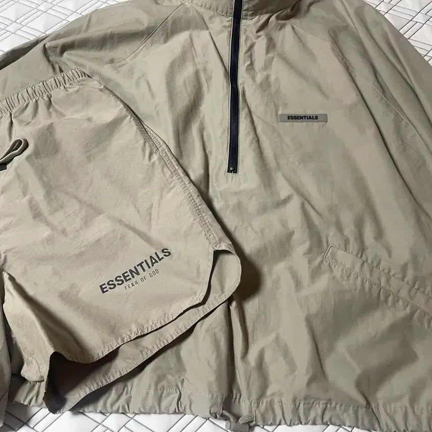 [BUNJANG] Fear of God Anorak Windbreaker Shorts Set / 피어오브갓 아노락 바람막이 반바지 세트
