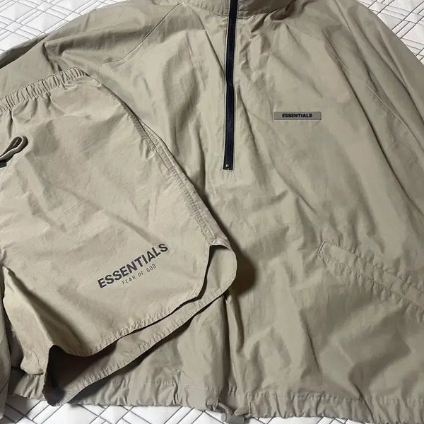 [BUNJANG] Fear of God Anorak Windbreaker Shorts Set / 피어오브갓 아노락 바람막이 반바지 세트