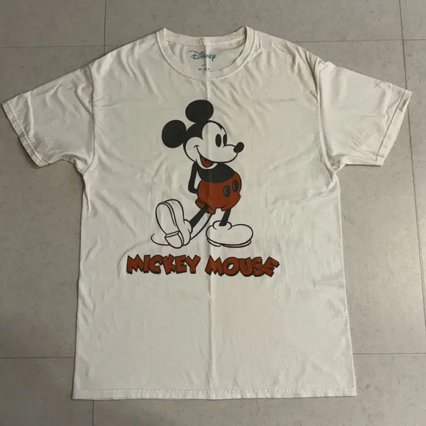 [BUNJANG] Disney Mickey Mouse Vintage T-Shirt / 디즈니 미키마우스 빈티지  반팔 티셔츠