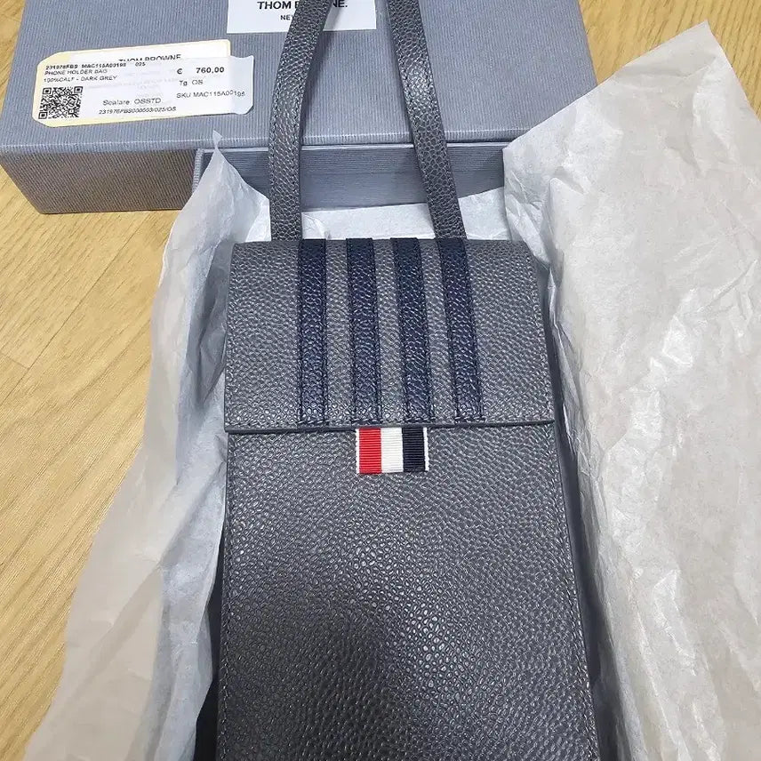 [BUNJANG] Thom Browne Mini Bag Calfskin Unisex / 새상품 톰브라운 미니백 (남녀공용)