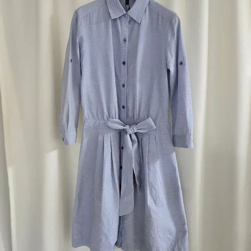 [BUNJANG] ICB Cotton Silk Blend Shirt Dress / 새상품 ㅡICB 셔츠 원피스