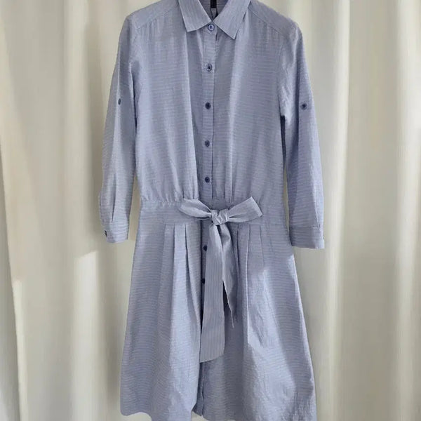 [BUNJANG] ICB Cotton Silk Blend Shirt Dress / 새상품 ㅡICB 셔츠 원피스