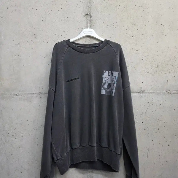 [BUNJANG] J.estina Graphic Printing Oversized Sweatshirt / [S]준지 그래픽 프린팅 오버핏 맨투맨