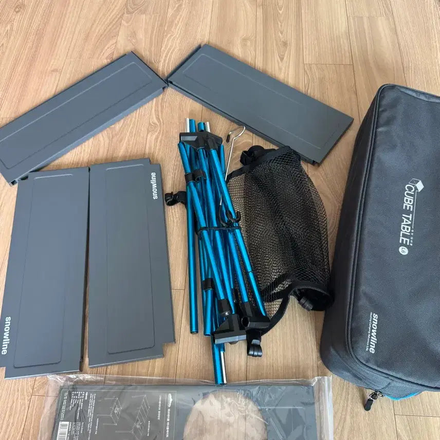 [BUNJANG] Snowline Cube Table L6 + Burner Plate Bundle / 스노우라인 큐브 테이블 L6+버너플레이트