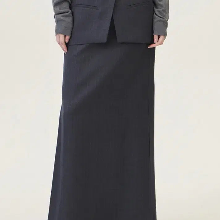 [BUNJANG] Grove Stripe Long Skirt / 그로브 롱스커트
