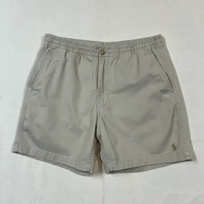[BUNJANG] Polo Ralph Lauren Prepster Shorts Classic Fit Beige QR Tab / L) 폴로 랄프로렌 클래식핏 프렙스터 쇼츠 반바지 신형 큐알탭 E71