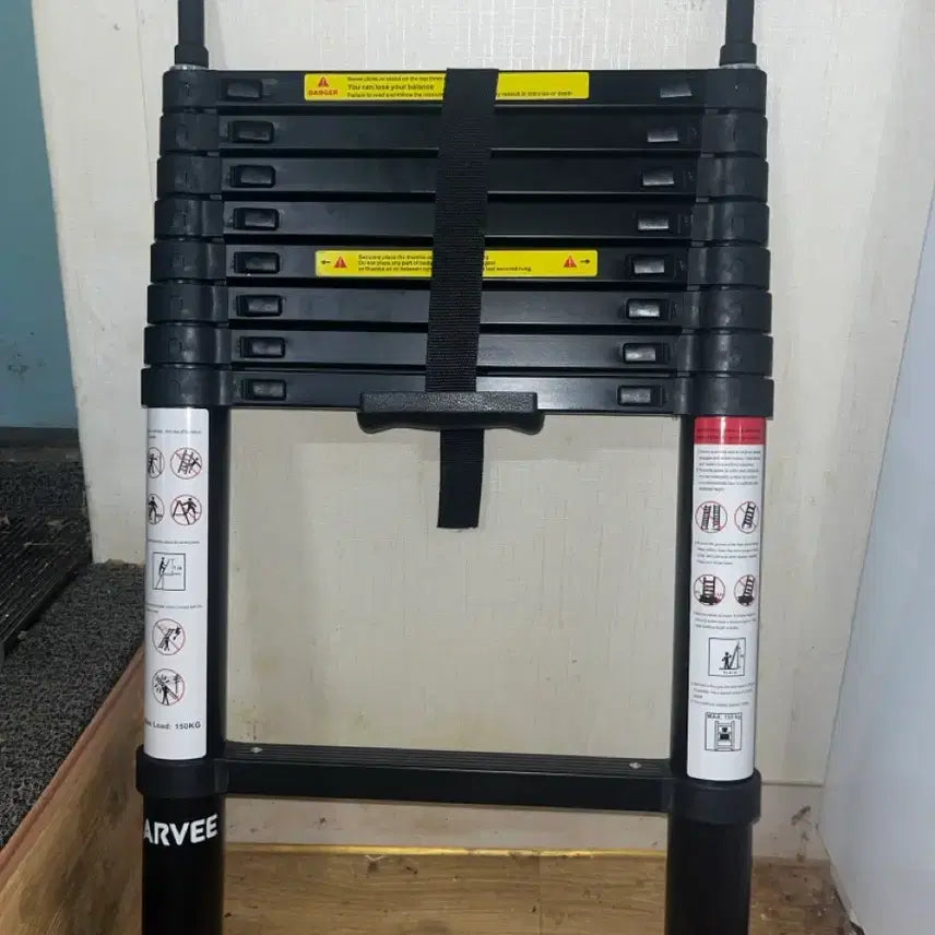[BUNJANG] Aluminum Telescopic Ladder with Detachable Hook, 2.6m / 새제품-후크 안테나 사다리 2.6m