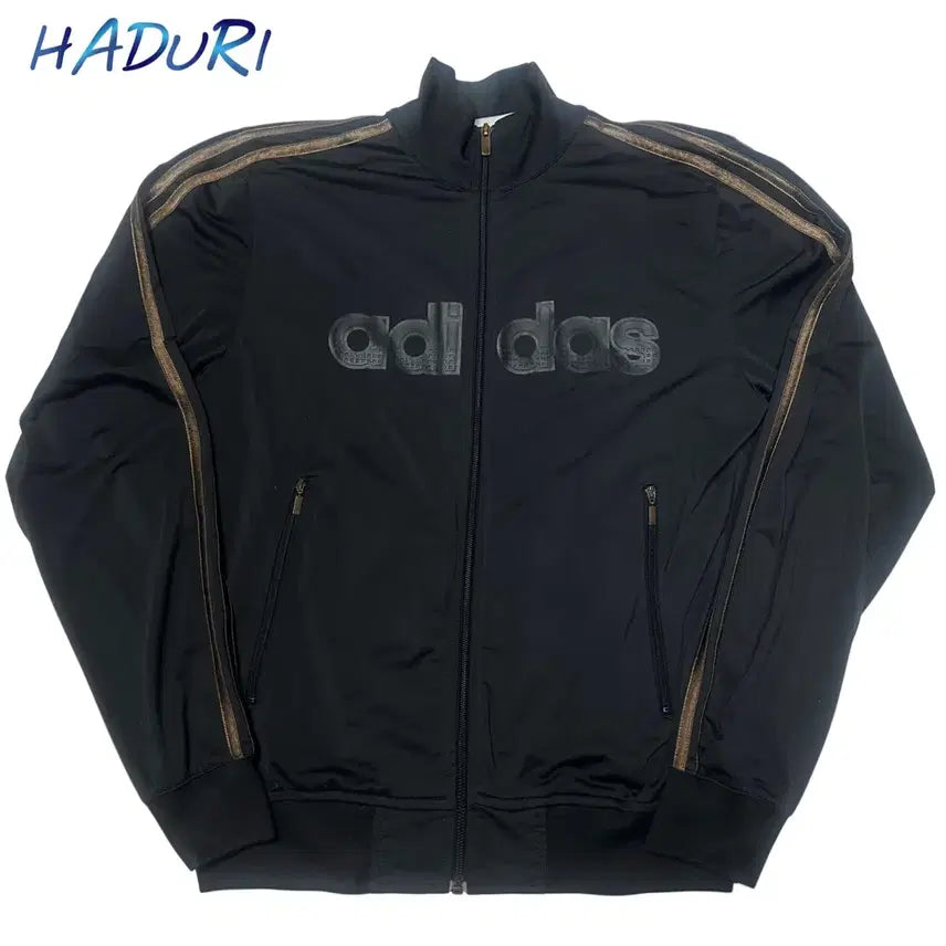 [BUNJANG] Adidas 00s Spellout Big Logo Brown Track Top Jersey M / 아디다스 00s 스펠아웃 빅로고 브라운트랙탑져지 M