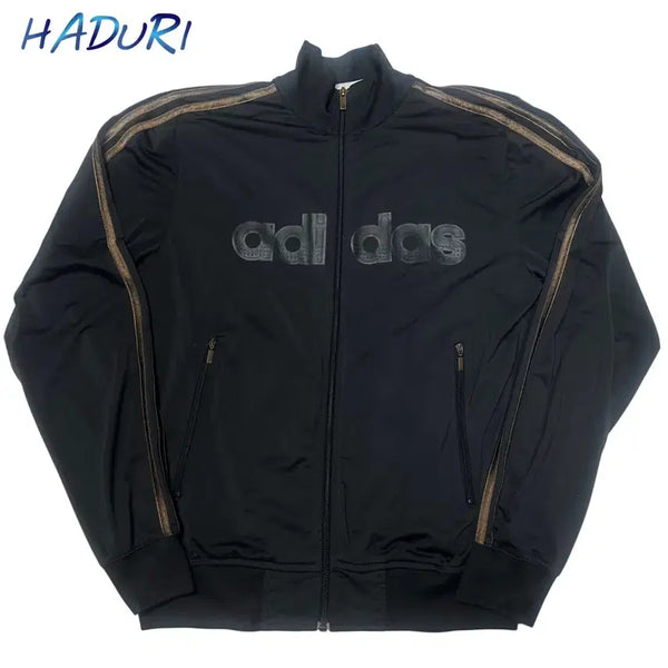 [BUNJANG] Adidas 00s Spellout Big Logo Brown Track Top Jersey M / 아디다스 00s 스펠아웃 빅로고 브라운트랙탑져지 M
