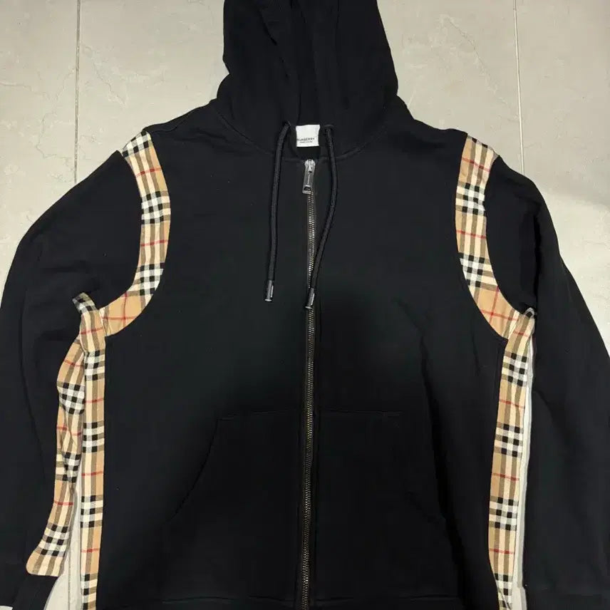 [BUNJANG] Burberry Check Hooded Zip-Up Jacket (L) / [당일출고,L사이즈] 버버리 체크 후드집업