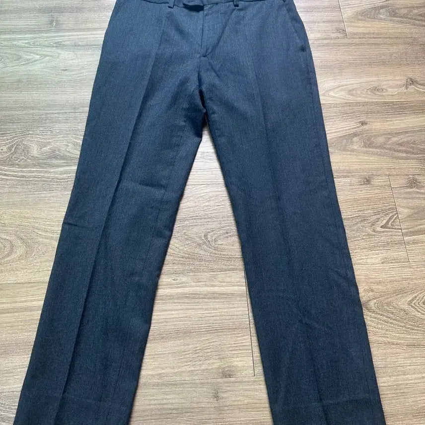 [BUNJANG] Renoma Dark Grey Tapered Wool Slacks / 레노마 다크그레이 테이퍼드 울 슬랙스