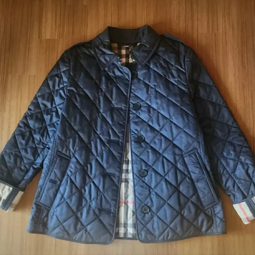 [BUNJANG] Burberry Quilted Jacket Navy (L) / 버버리 퀼팅 자켓 네이비 (L)