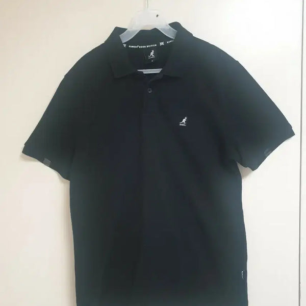 [BUNJANG] Kangol Black Polo T-Shirt Size M / 캉골 블랙 카라티 M