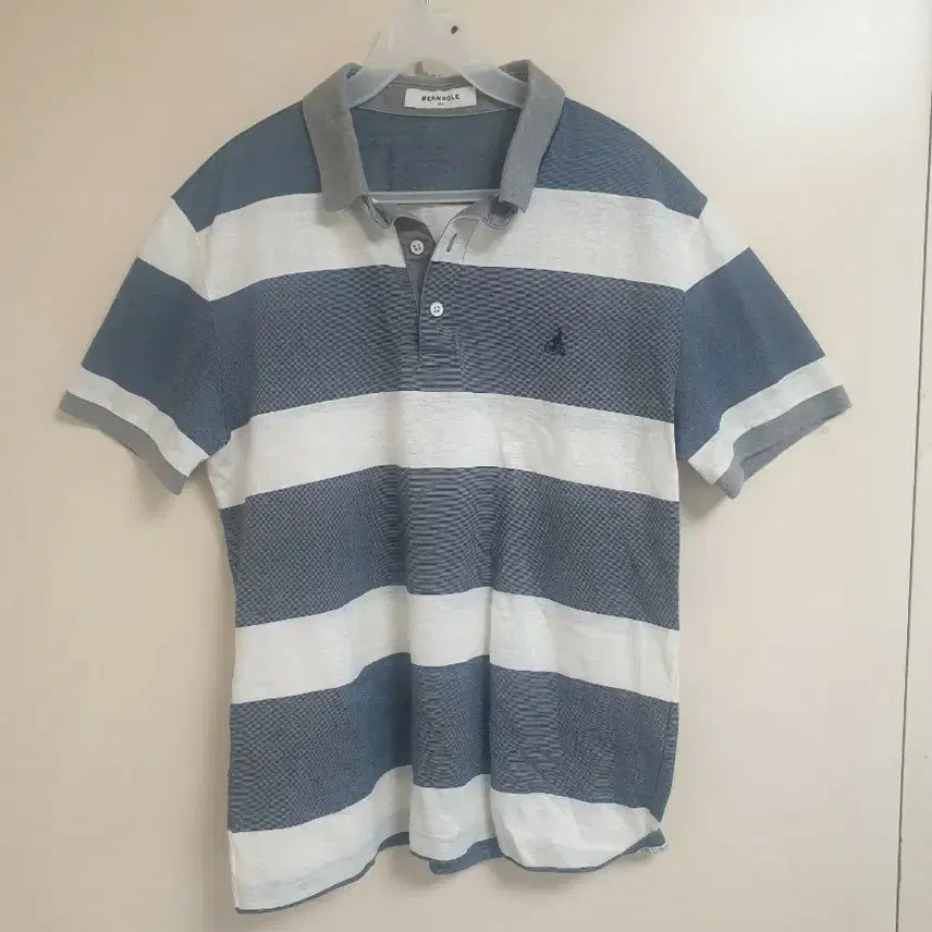 [BUNJANG] Beanpole Striped Polo Shirt Size 100 / 빈폴 스트라이프 카라티 100